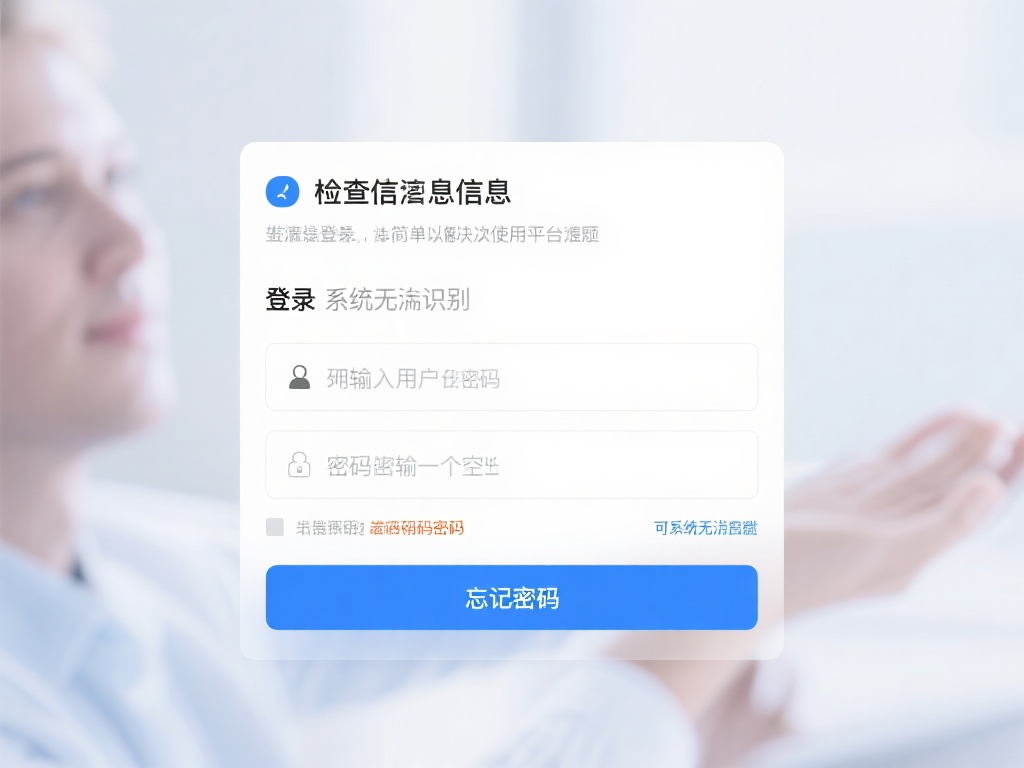 检查基本信息是否正确
登录时，首先确保输入的用户