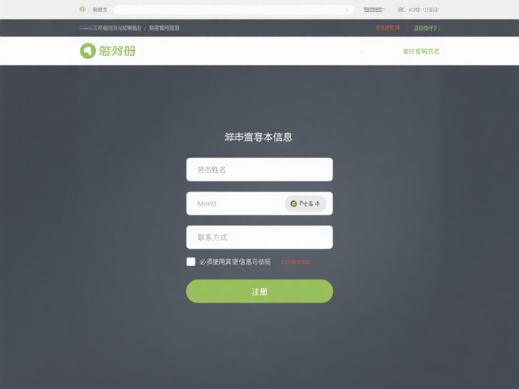 填写基本信息：进入官网后，点击注册按钮，按照提示输